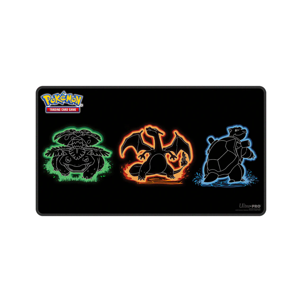 Neon Kanto Foil Playmat for Pokémon