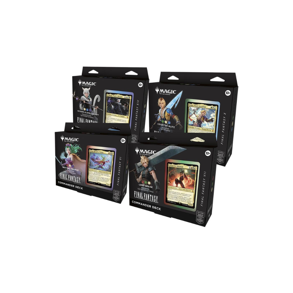 MTG FINAL FANTASY Commander Deck Display