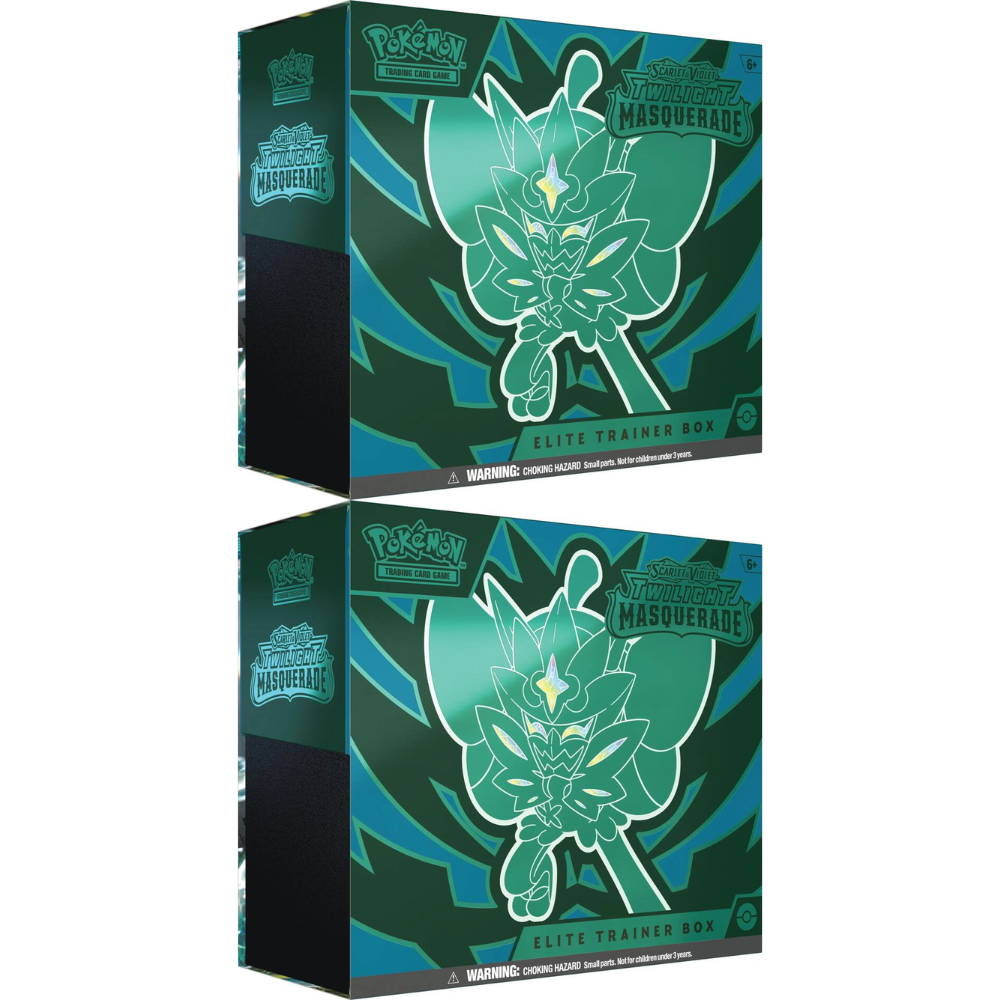 Bundle Deal: 2 Twilight Masquerade Elite Trainer Boxes