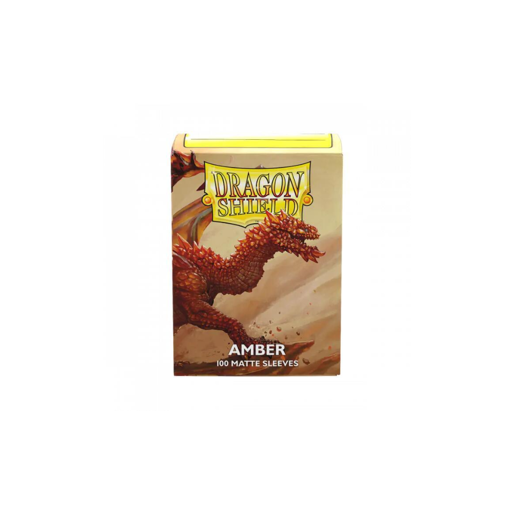 dragon shield card sleeves review Dragon Shield Matte Sleeves Amber 100-Pack
