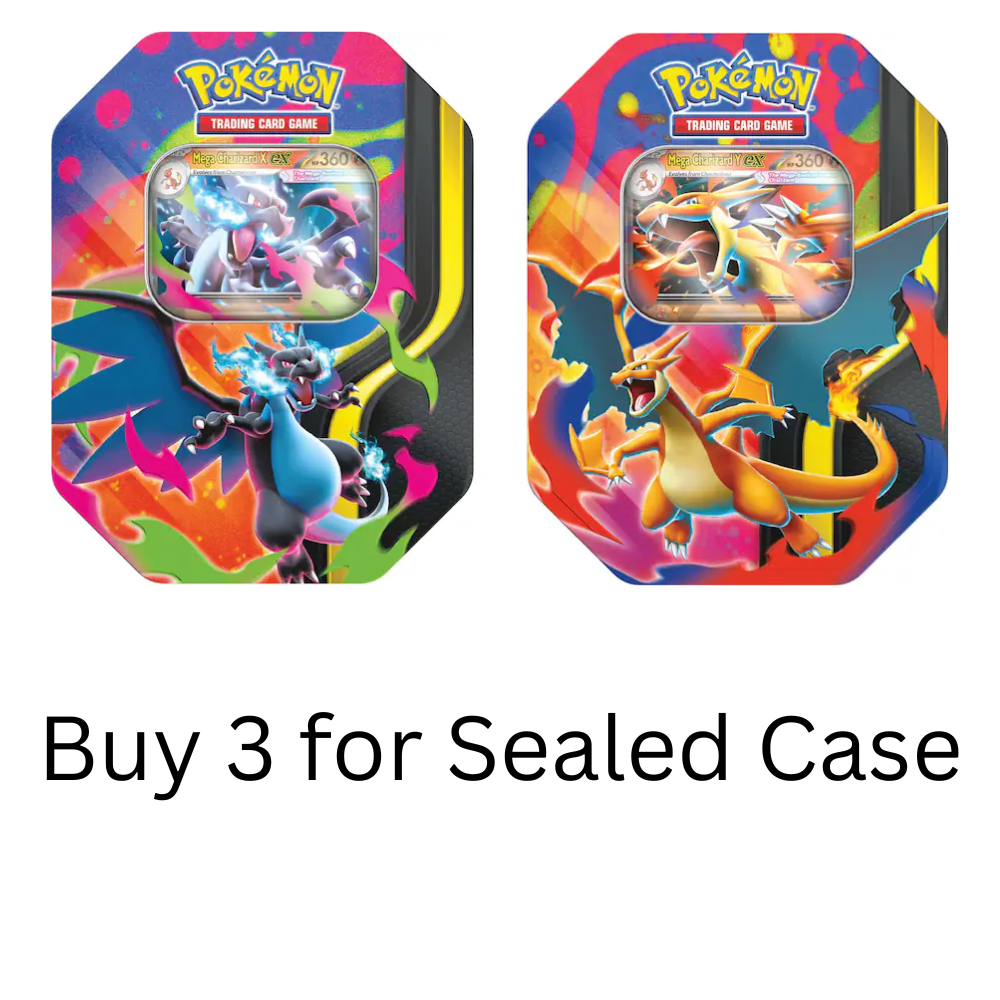 Mega Charizard Y and X Tins "2 Tins"