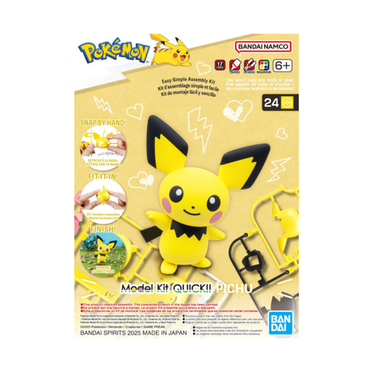 Bandai Pokémon Quick!! #24 Pichu Model Kit