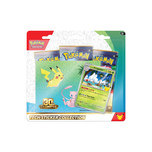 Pokémon 30th Celebration Tech Sticker Collection (Pre-Order)