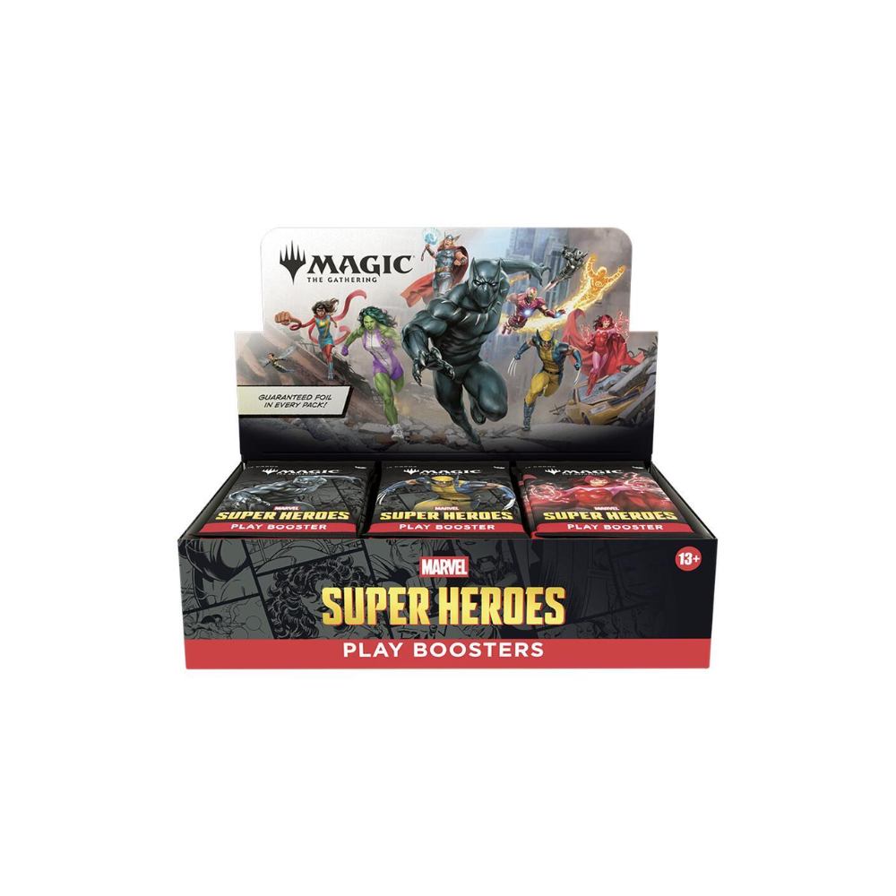Marvel Super Heroes - Play Booster Display