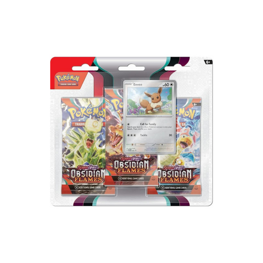 Pokémon Obsidian Flames 3 Pack Blister [Eevee]