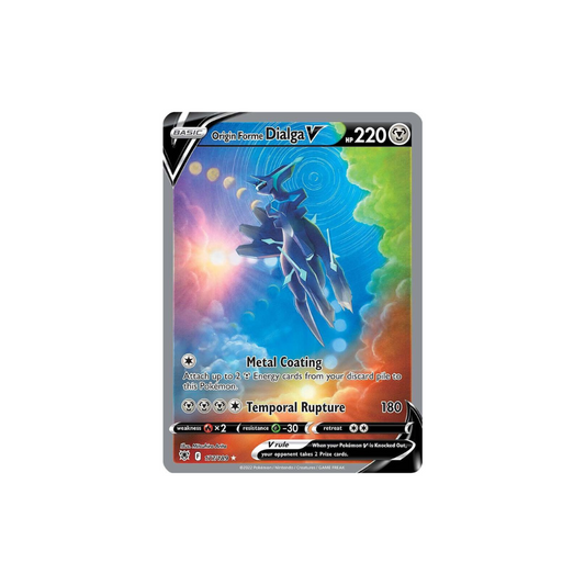 Origin Forme Dialga V (Alternate Full Art) - SWSH10: (Near Mint Condition)