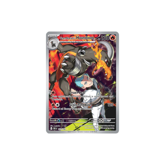 Team Rocket's Houndoom - 191/182 - SV10: Destined Rivals (Near Mint Condition)