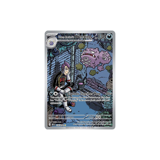 Team Rocket's Weezing - 199/182 - SV10: Destined Rivals (Near Mint Condition)
