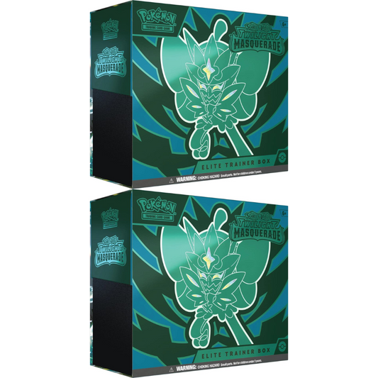 Bundle Deal: 2 Twilight Masquerade Elite Trainer Boxes