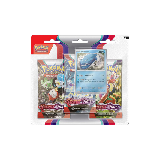 Pokémon - Scarlet & Violet 3 Pack Blister [Dondozo]