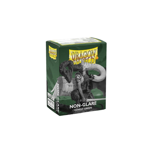 Dragon Shield Non-Glare Matte Forest Green Sleeves (100-Pack)