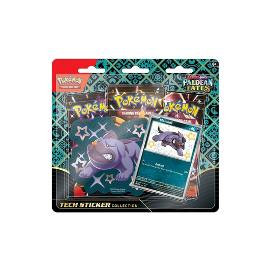 Pokémon Paldean Fates Tech Sticker Collection [Maschiff]