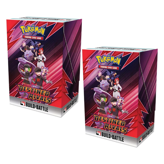 Bundle Deal: 2 Pokémon Destined Rivals Build & Battle Boxes